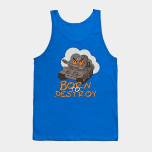 Cartoon German tank Panzer 6 " Tiger" Tank Top